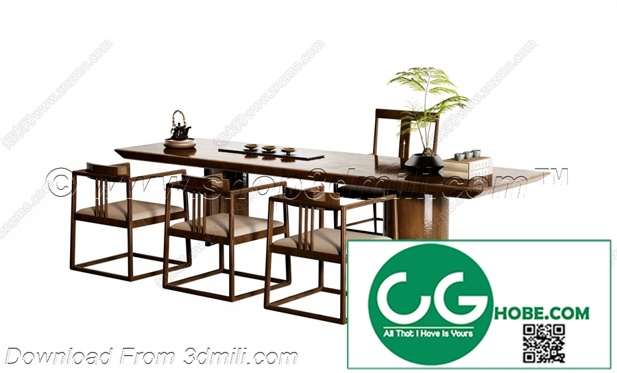 Tea Room 85 3D Model